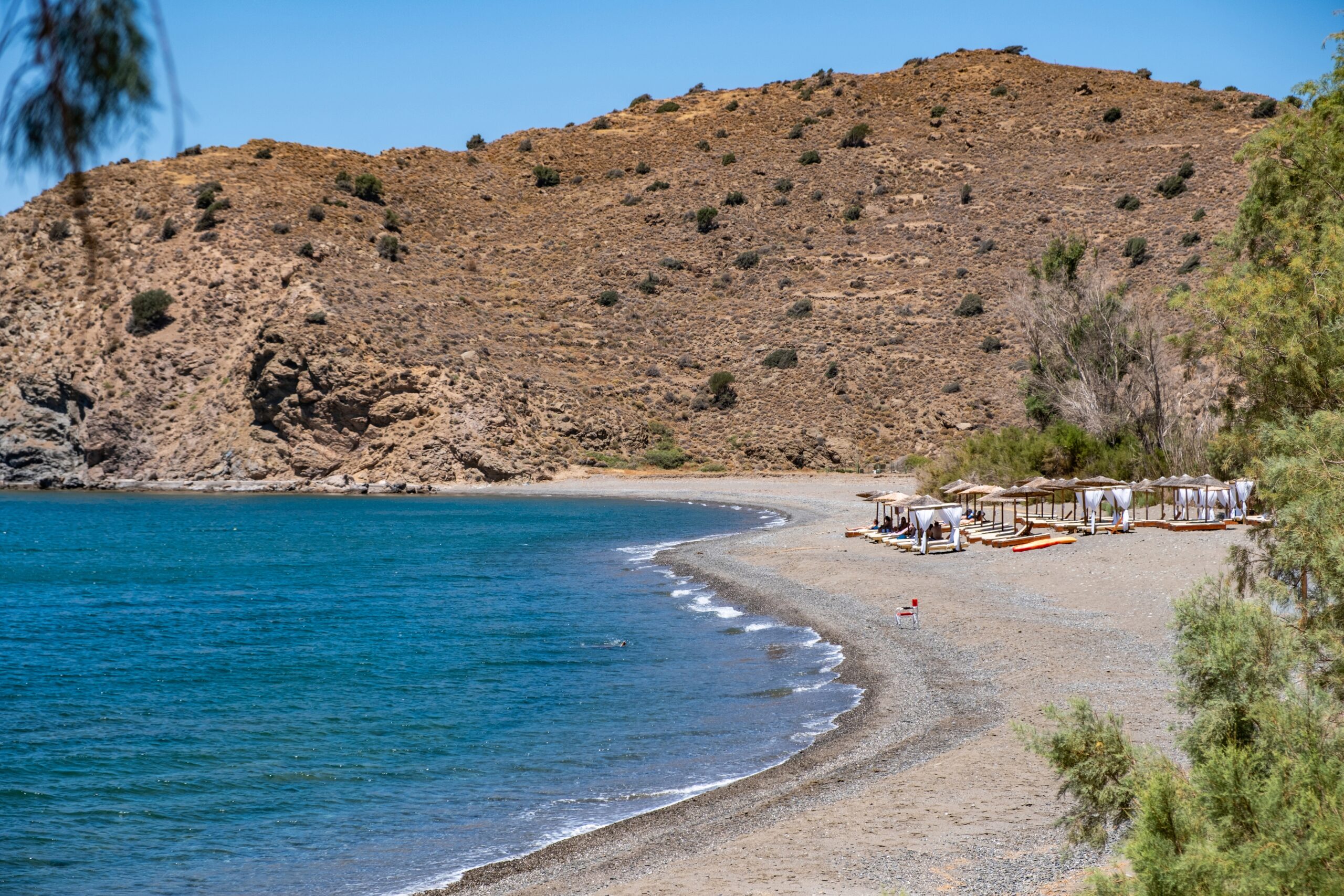 agia,markella,beach,on,chios,island,,greece.,turquoise,color,water,